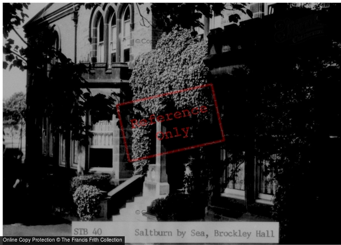 Photo of Saltburn By The Sea, Brockley Hall c.1955
