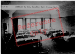 Saltburn-By-The-Sea, Brockley Hall, Dining Room c.1955, Saltburn-By-The-Sea