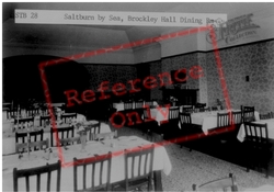 Saltburn-By-The-Sea, Brockley Hall, Dining Room c.1955, Saltburn-By-The-Sea