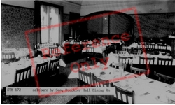 Saltburn-By-The-Sea, Brockley Hall, Dining Room c.1960, Saltburn-By-The-Sea