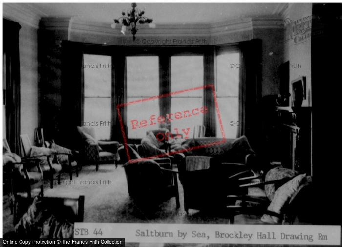 Photo of Saltburn By The Sea, Brockley Hall, Drawing Room c.1955