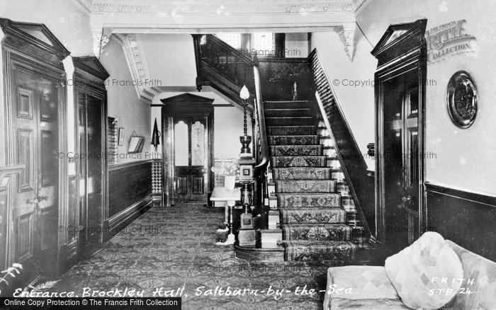 Photo of Saltburn By The Sea, Brockley Hall, Entrance c.1955