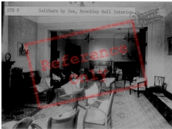 Saltburn-By-The-Sea, Brockley Hall, Interior c.1955, Saltburn-By-The-Sea