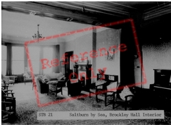 Saltburn-By-The-Sea, Brockley Hall, Interior c.1955, Saltburn-By-The-Sea