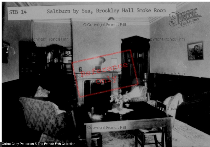 Photo of Saltburn By The Sea, Brockley Hall, Smoke Room c.1955