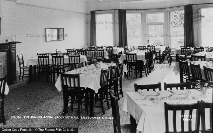 Photo of Saltburn By The Sea, Brockley Hall, The Dining Room c.1965