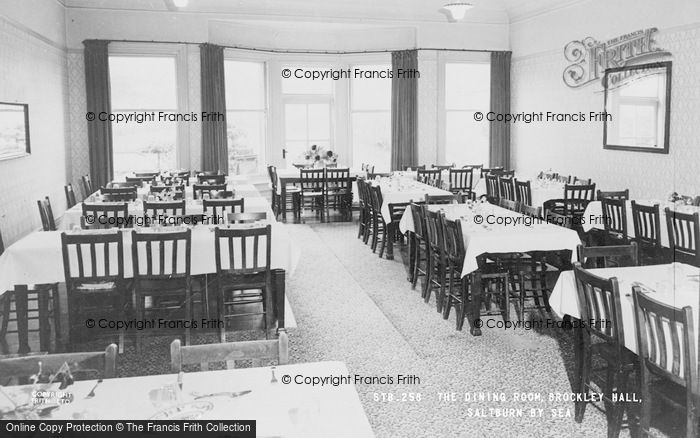 Photo of Saltburn By The Sea, Brockley Hall, The Dining Room c.1965