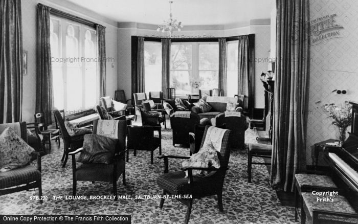 Photo of Saltburn By The Sea, Brockley Hall, The Lounge c.1965