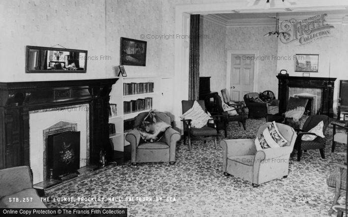 Photo of Saltburn By The Sea, Brockley Hall, The Lounge c.1965