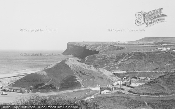 Photo of Saltburn By The Sea, Cat Nab And Hunt Cliff c.1950