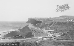 Saltburn-By-The-Sea, Cat Nab And Hunt Cliff c.1950, Saltburn-By-The-Sea