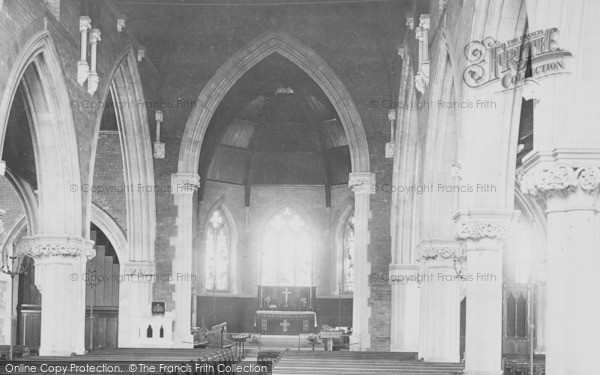 Photo of Saltburn By The Sea, Church Interior 1891