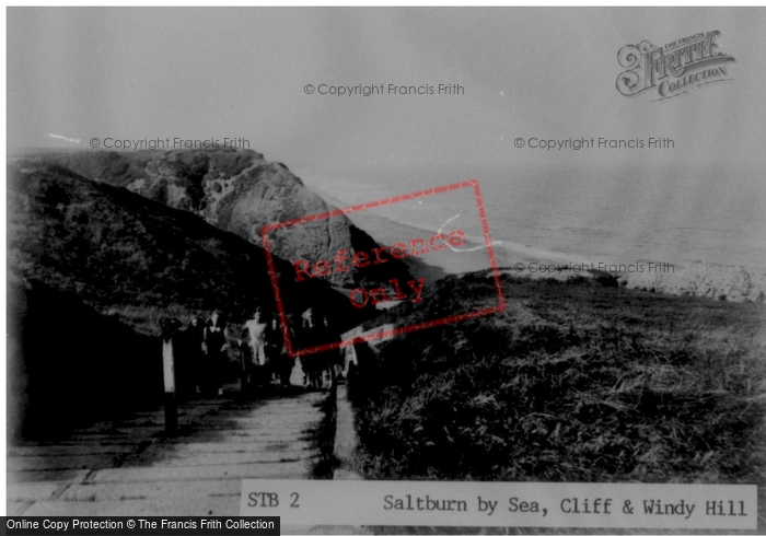 Photo of Saltburn By The Sea, Cliff And Windy Hill c.1950