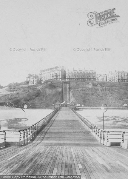 Photo of Saltburn By The Sea, Cliff Lift From The Pier 1901