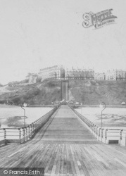 Saltburn-By-The-Sea, Cliff Lift From The Pier 1901, Saltburn-By-The-Sea