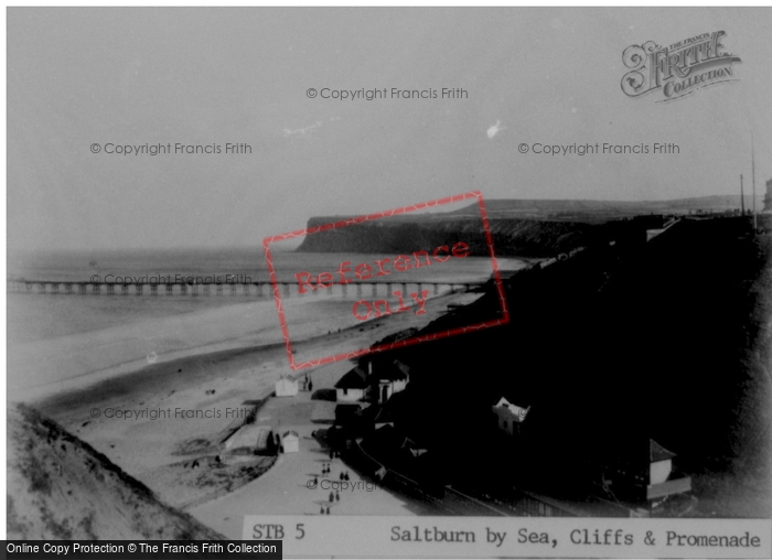 Photo of Saltburn By The Sea, Cliffs And Promenade c.1950