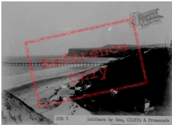 Saltburn-By-The-Sea, Cliffs And Promenade c.1950, Saltburn-By-The-Sea