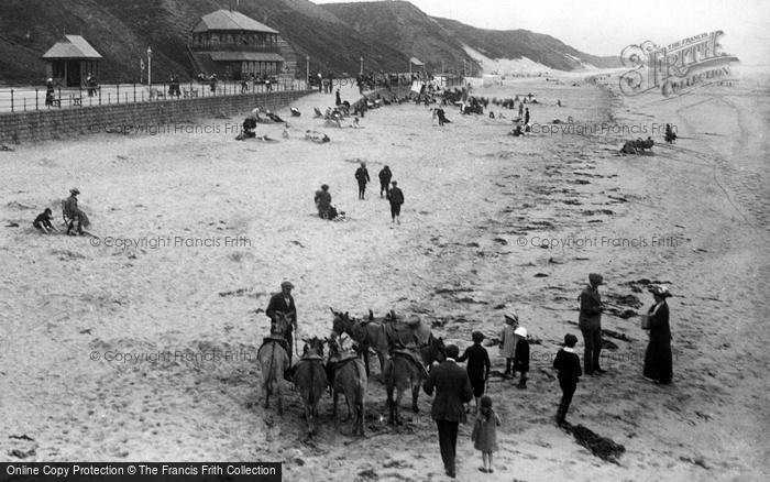 Photo of Saltburn By The Sea, Donkeys 1913