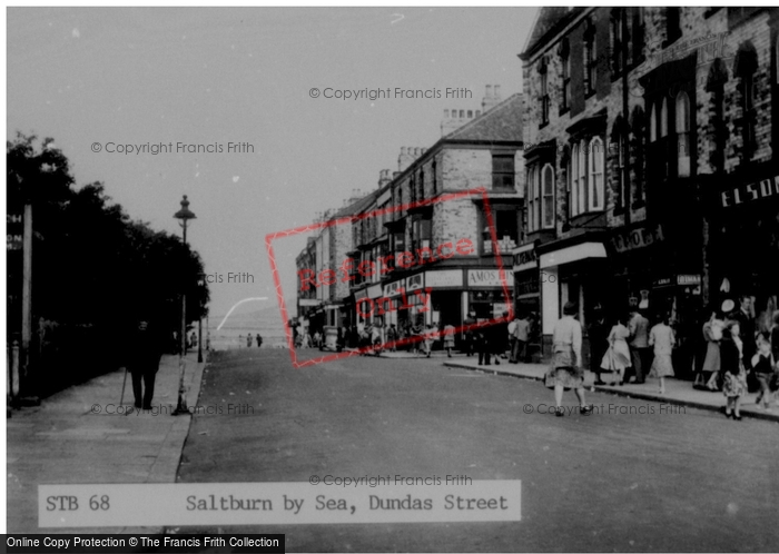 Photo of Saltburn By The Sea, Dundas Street c.1955