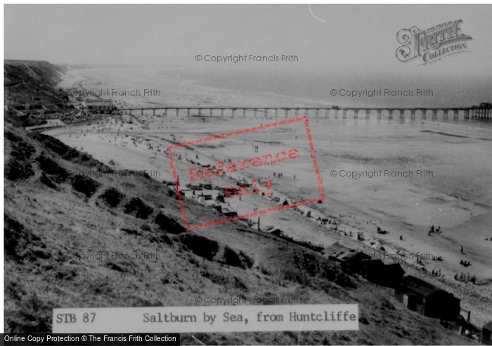 Photo of Saltburn By The Sea, From Huntcliff c.1955