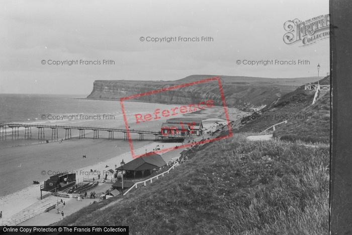 Photo of Saltburn By The Sea, From The Cliffs 1938