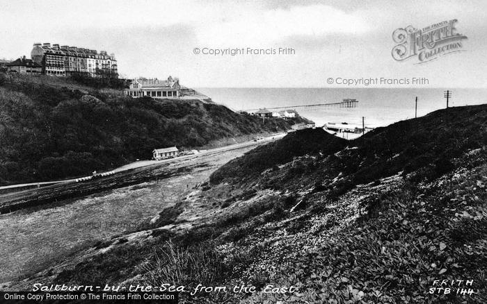 Photo of Saltburn By The Sea, From The East c.1955