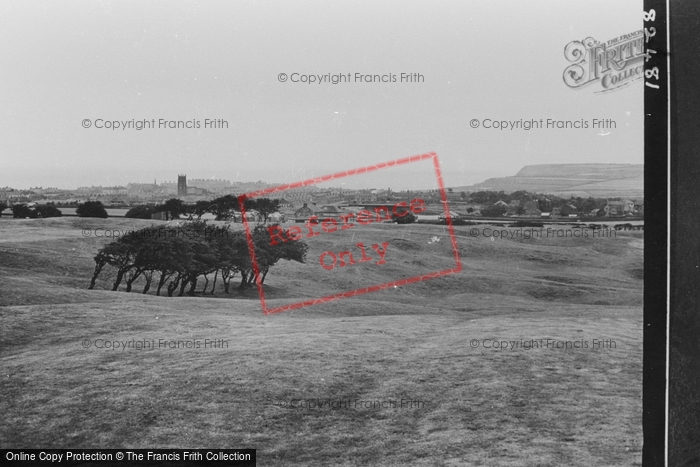 Photo of Saltburn By The Sea, From The Golf Links 1929