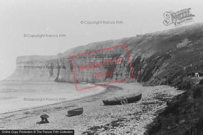 Photo of Saltburn By The Sea, Hunt Cliff 1891