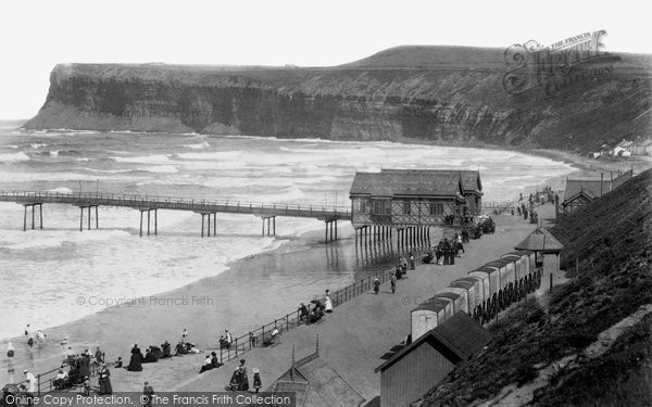 Photo of Saltburn By The Sea, Hunt Cliff 1901