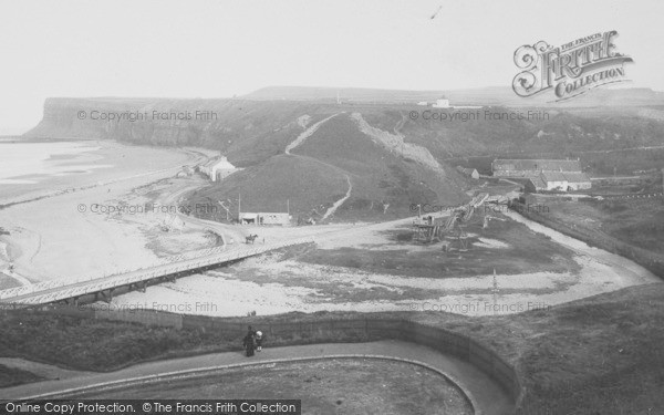 Photo of Saltburn By The Sea, Hunt Cliff And Lower Bridge 1891