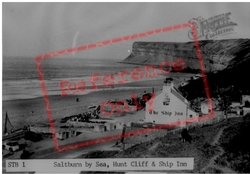 Saltburn-By-The-Sea, Hunt Cliff And Ship Inn c.1950, Saltburn-By-The-Sea