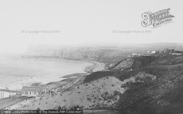 Photo of Saltburn By The Sea, Huntcliff And Pier 1891