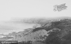 Saltburn-By-The-Sea, Huntcliff And Pier 1891, Saltburn-By-The-Sea
