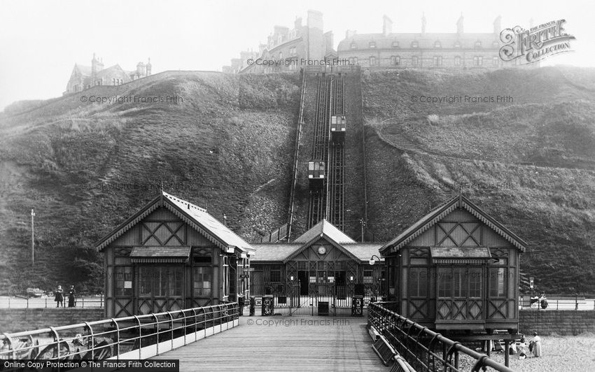 Saltburn-by-the-Sea, Lift and Pier Entrance 1913