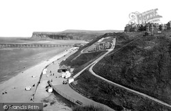 Saltburn-By-The-Sea, Looking East 1923, Saltburn-By-The-Sea