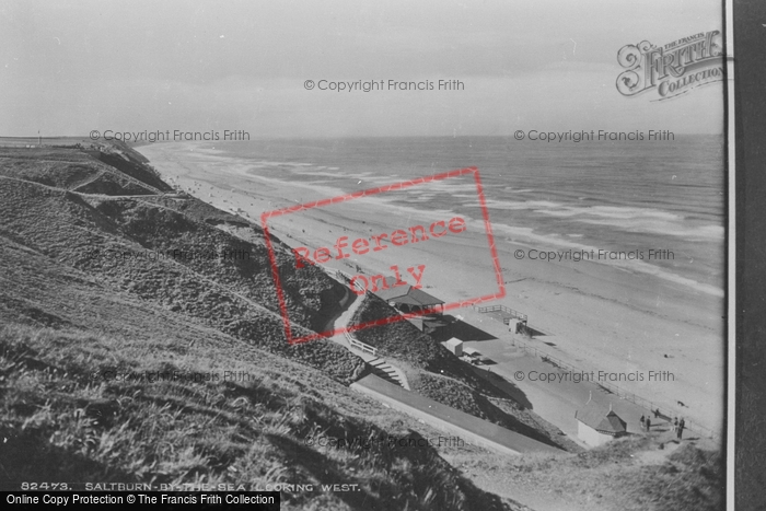 Photo of Saltburn By The Sea, Looking West 1929