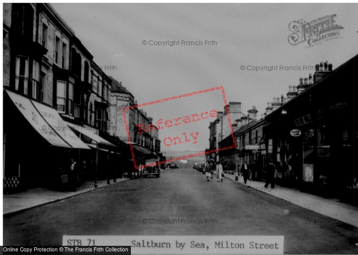 Photo of Saltburn By The Sea, Milton Street c.1955