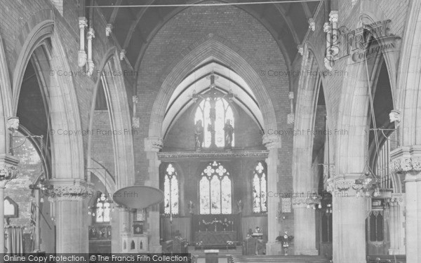 Photo of Saltburn By The Sea, Parish Church, The Chancel 1925