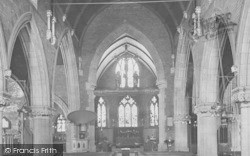 Saltburn-By-The-Sea, Parish Church, The Chancel 1925, Saltburn-By-The-Sea