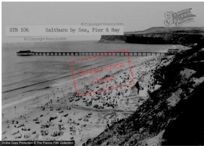Photo of Saltburn By The Sea, Pier And Bay c.1955