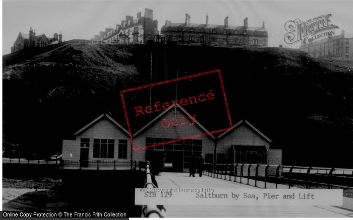 Photo of Saltburn By The Sea, Pier And Lift c.1955
