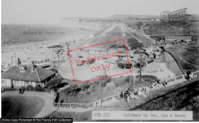 Photo of Saltburn By The Sea, Spa And Beach c.1965