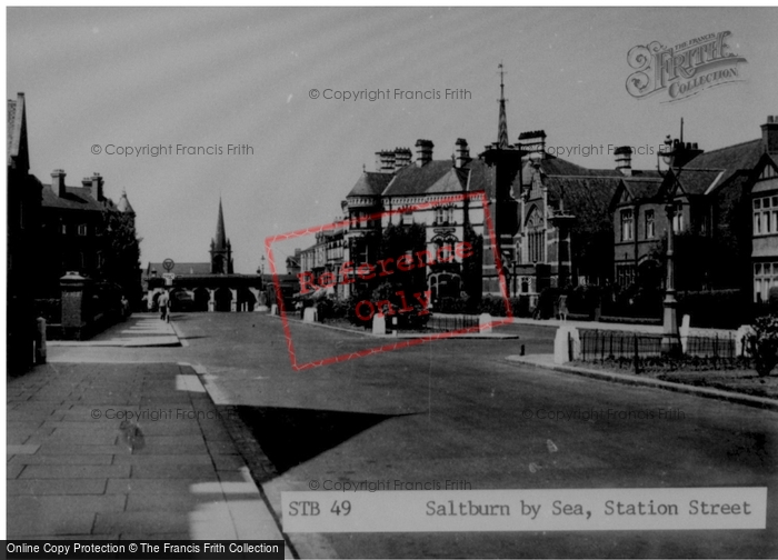 Photo of Saltburn By The Sea, Station Street c.1955