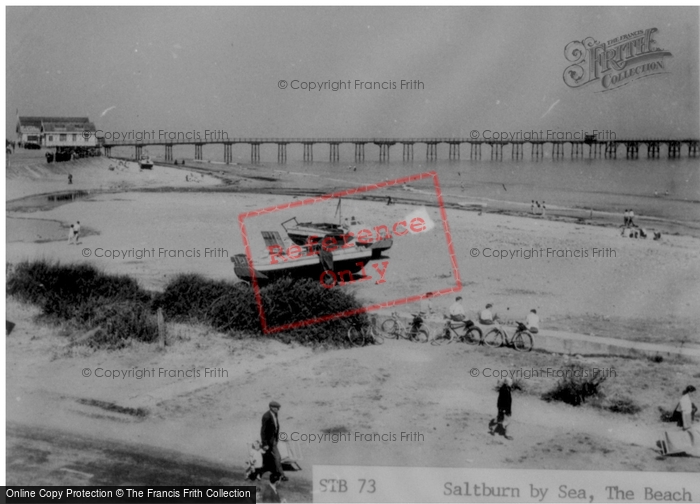 Photo of Saltburn By The Sea, The Beach c.1955