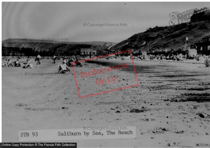Photo of Saltburn By The Sea, The Beach c.1955
