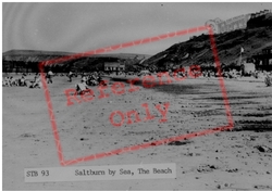 Saltburn-By-The-Sea, The Beach c.1955, Saltburn-By-The-Sea