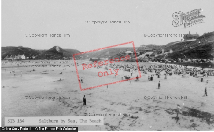 Photo of Saltburn By The Sea, The Beach c.1955