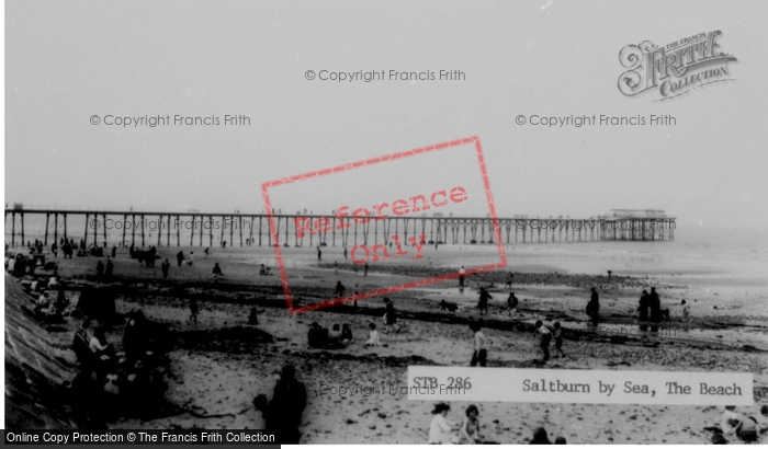 Photo of Saltburn By The Sea, The Beach c.1965