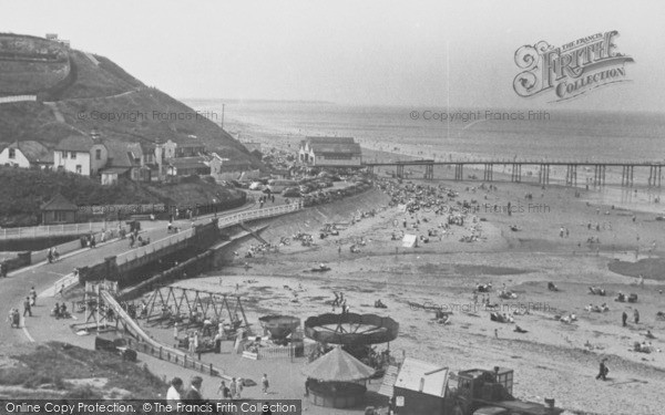 Photo of Saltburn By The Sea, The Beach From Cat Nab c.1955