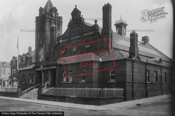 Photo of Saltburn By The Sea, The Brine And Swimming Baths 1913